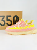 Yeezy Boost 350 V2 Coconut 350 Orange Versatile Lightweight Popcorn Midsole Casual Sports Running Shoes Perfectly Upgraded Shoe Shape Full Outsole Perfect Foot Feeling
