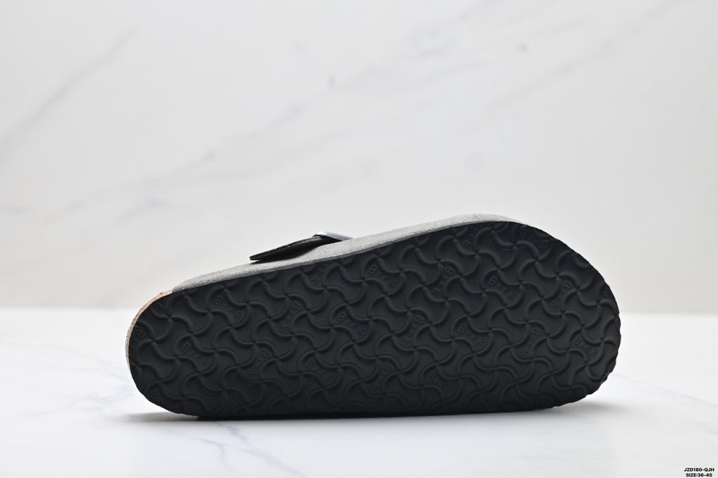 【BK】Birkenstock Boston Shearling Minimalist and stylish Comfortable and versatile Durable and slip-resistant Half-cover Birkenstock casual shoes